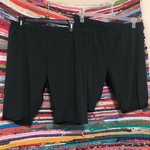 Black Biker Shorts (2Pair)